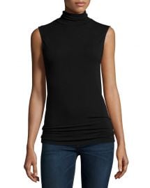 Majestic Filatures Soft Touch Sleeveless Stretch Turtleneck at Neiman Marcus